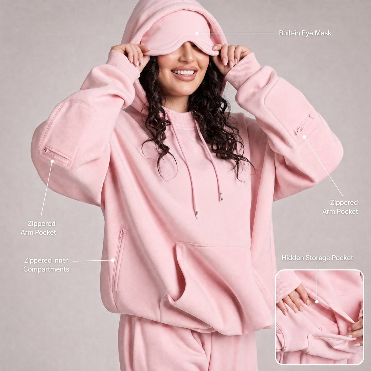 Airplane Mode Travel Hoodie