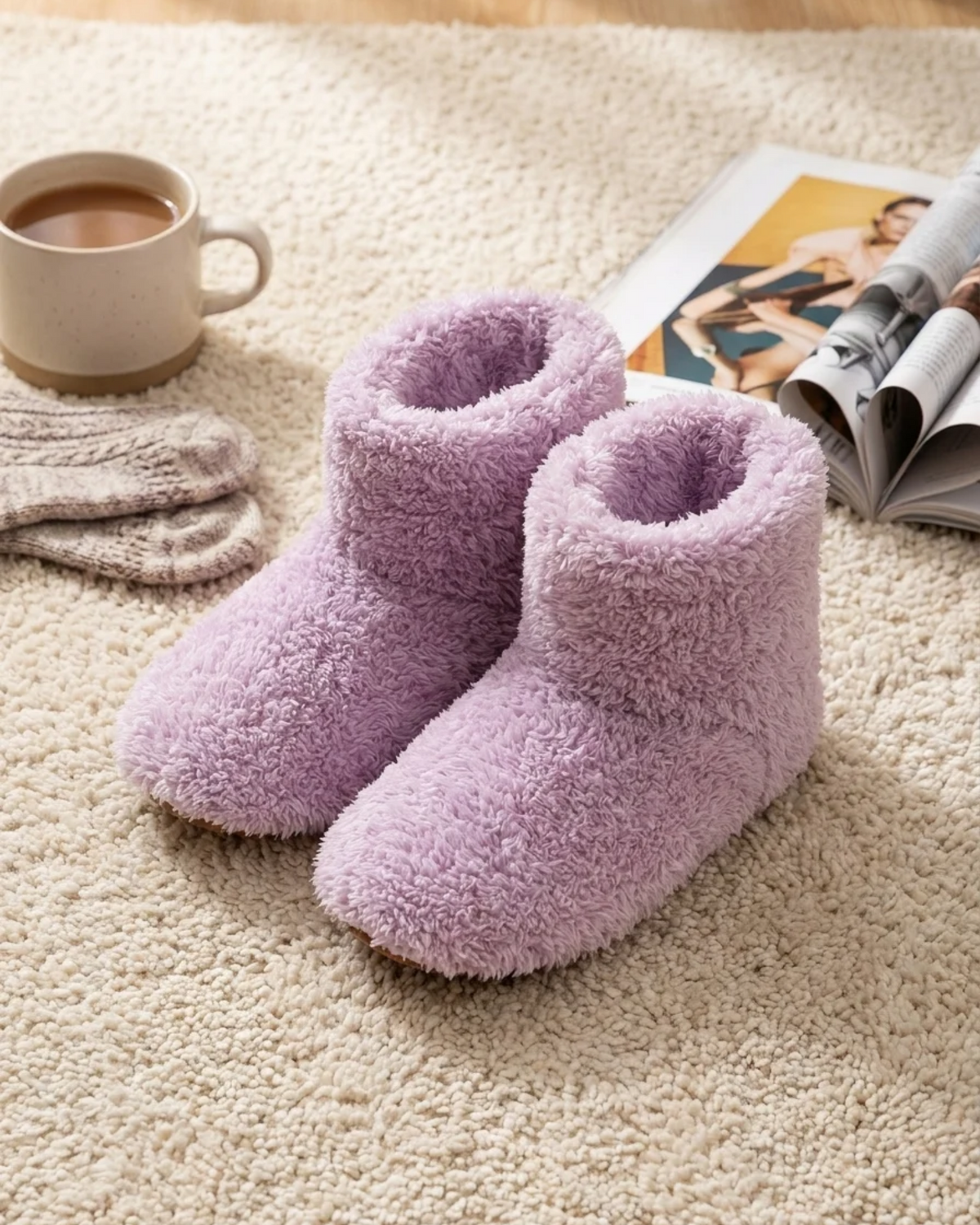 USB Heated Slippers | Winter Gift for Women & Men